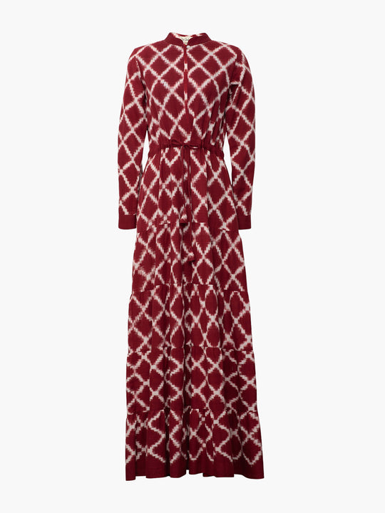 Rhombus Dress | Red