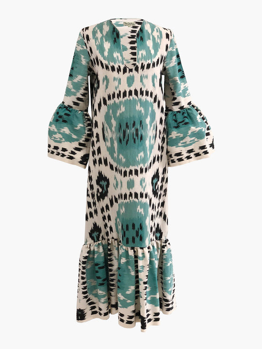 Viento Dress | Aquamarine Rainbow