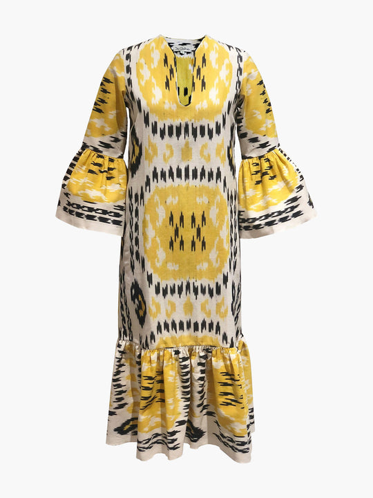 Viento Dress | Yellow Rainbow