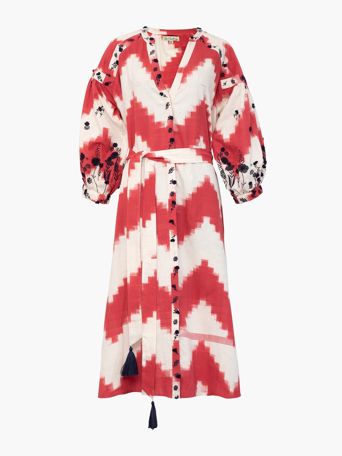 Zig Zag Dress | Red Zig Zag Dress | Red - Fashionkind