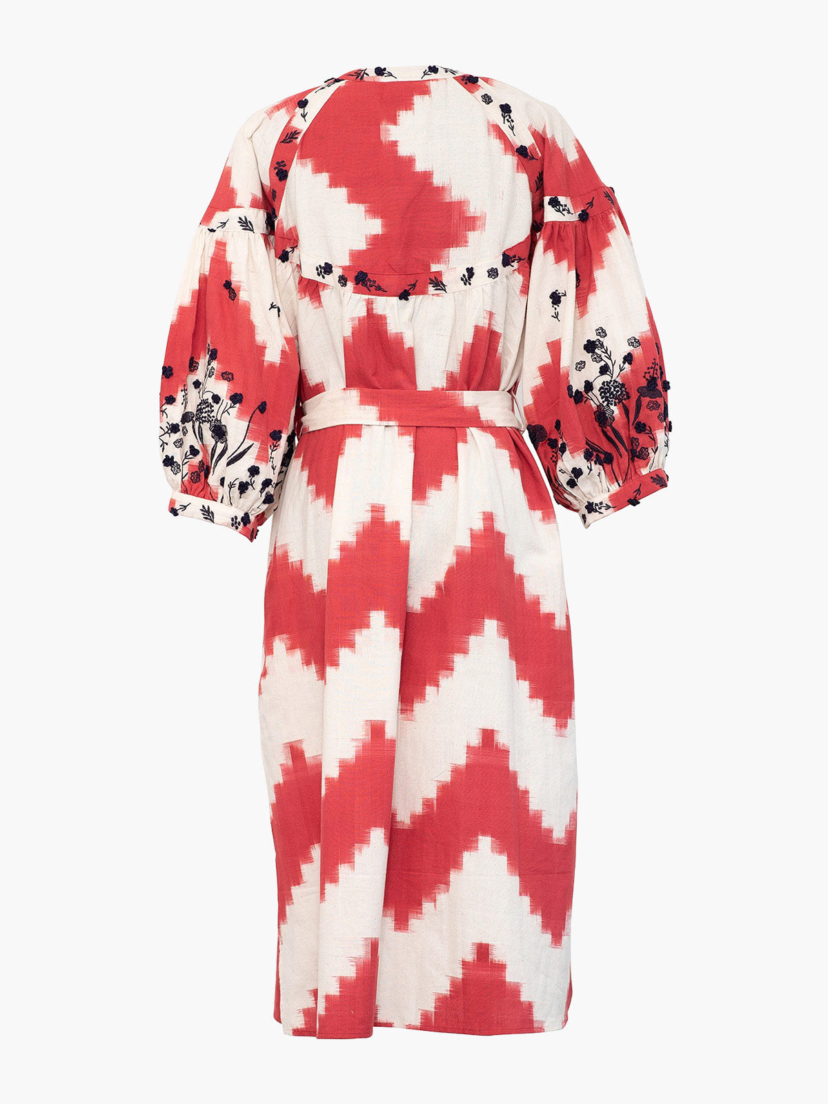 Zig Zag Dress | Red Zig Zag Dress | Red - Fashionkind