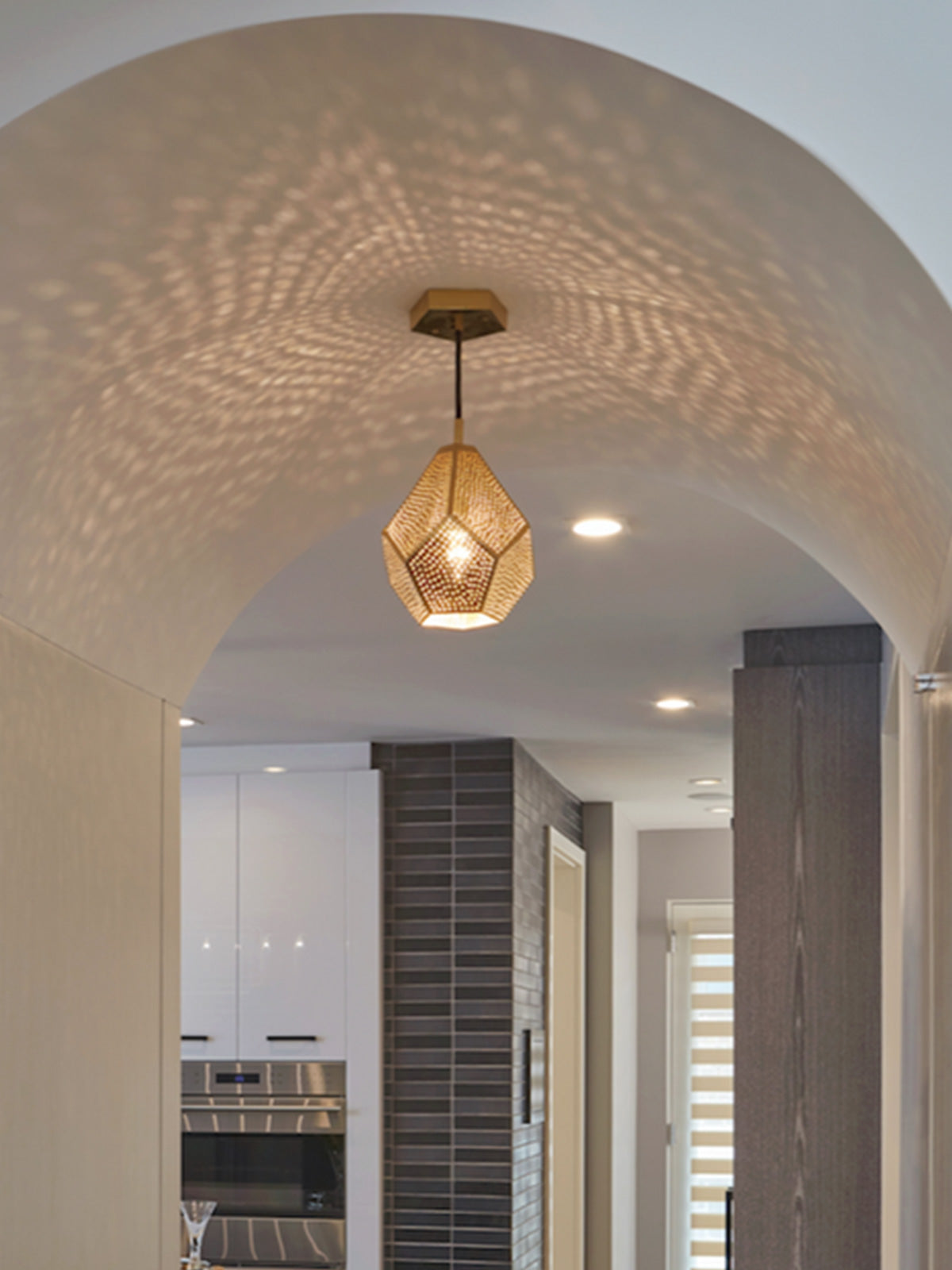 Almas Multi Faceted Hanging Light