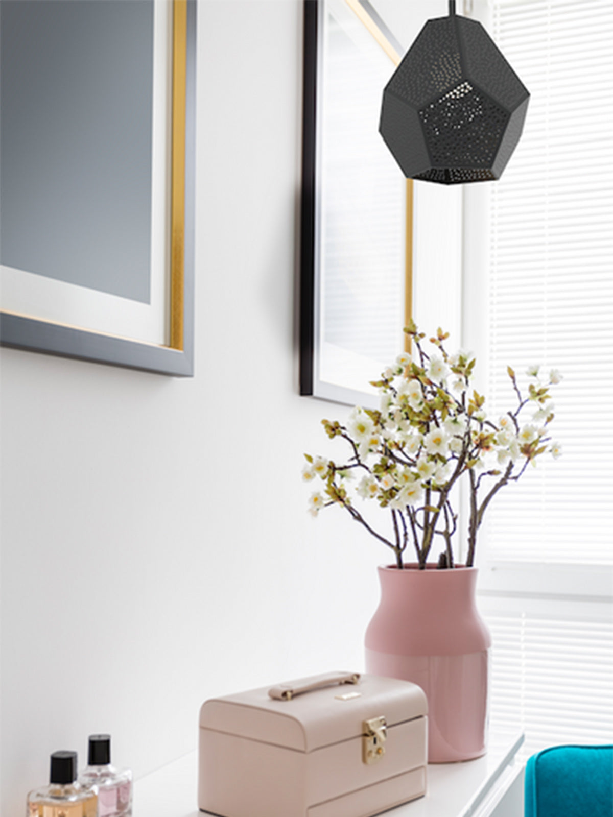 Almas Multi Faceted Hanging Light Almas Multi Faceted Hanging Light