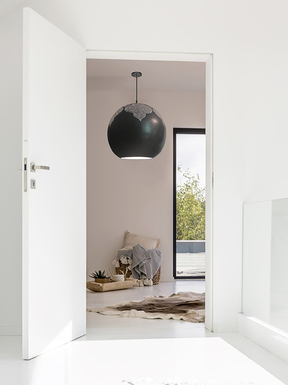 Najma Trellis Globe Pendant Light Najma Trellis Globe Pendant Light