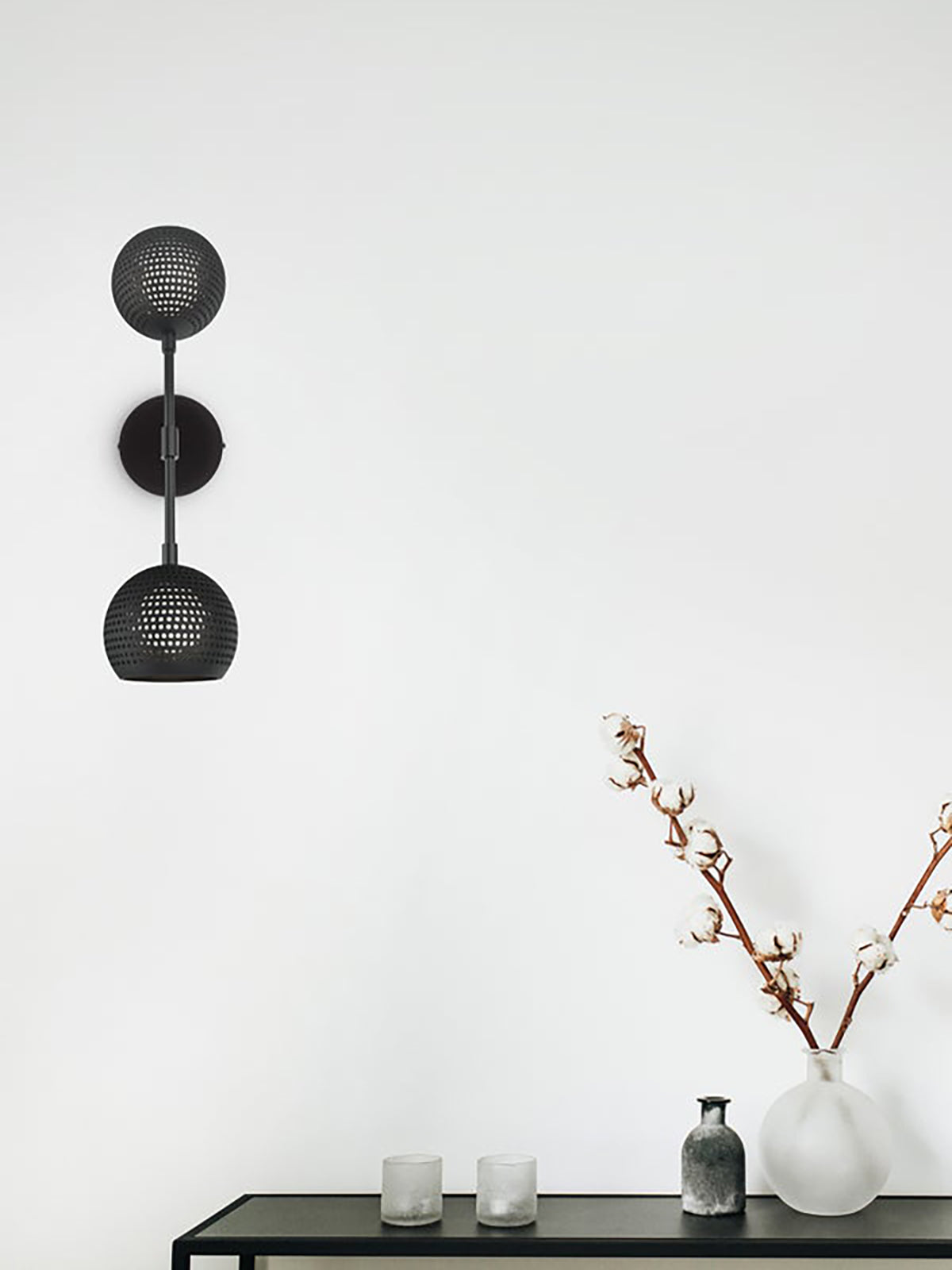 Shams Wall Sconce Dual Globe Shams Wall Sconce Dual Globe