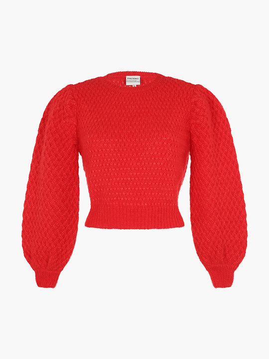 Milagros Sweater | Red