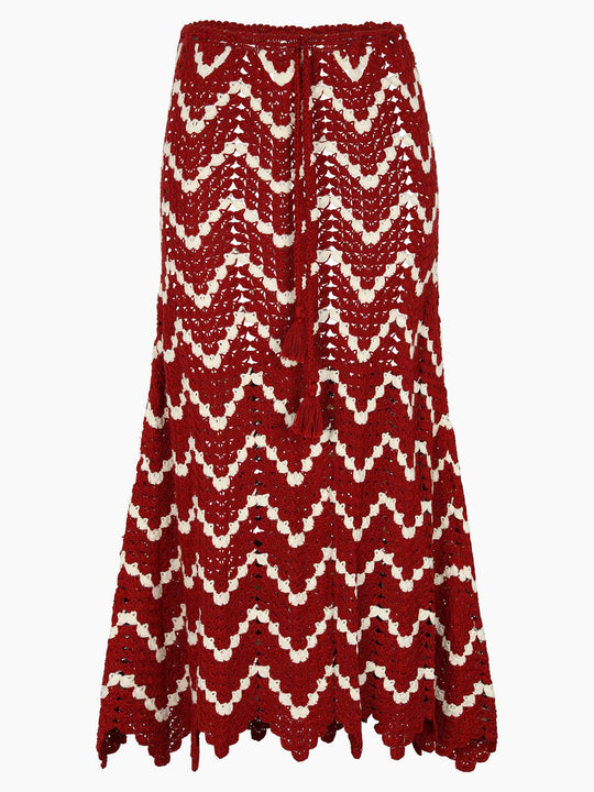 Safi Skirt | Burgundy