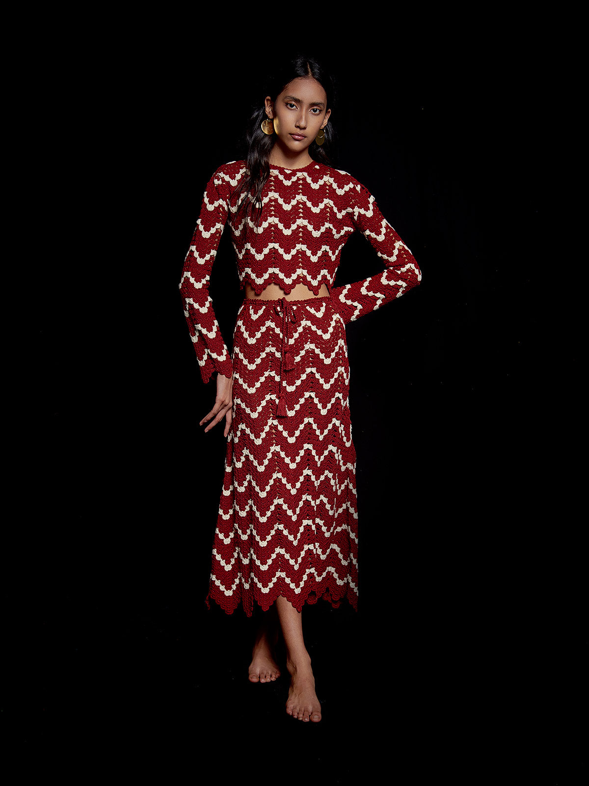 Safi Skirt | Burgundy Safi Skirt | Burgundy