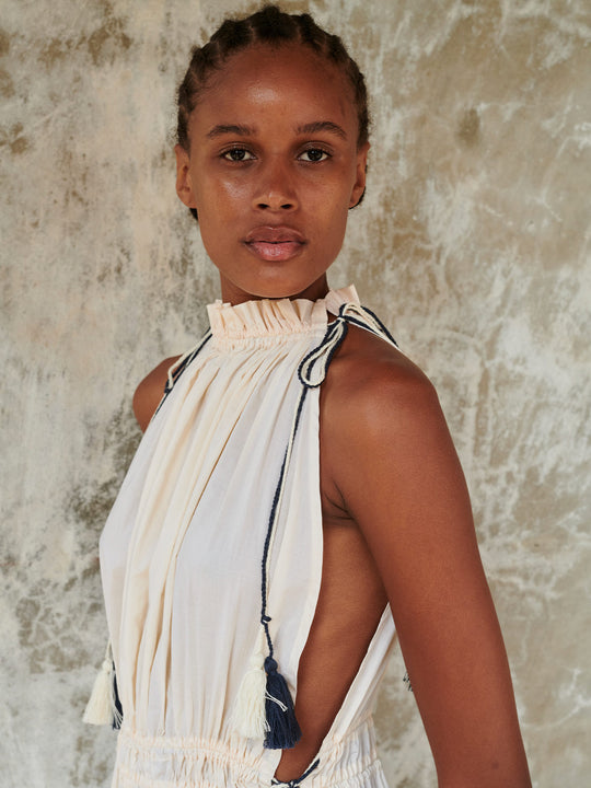 Indus Maxi Dress | Ivory