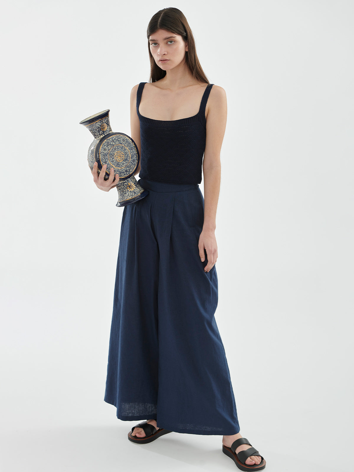 Lantana Top | Navy Lantana Top | Navy