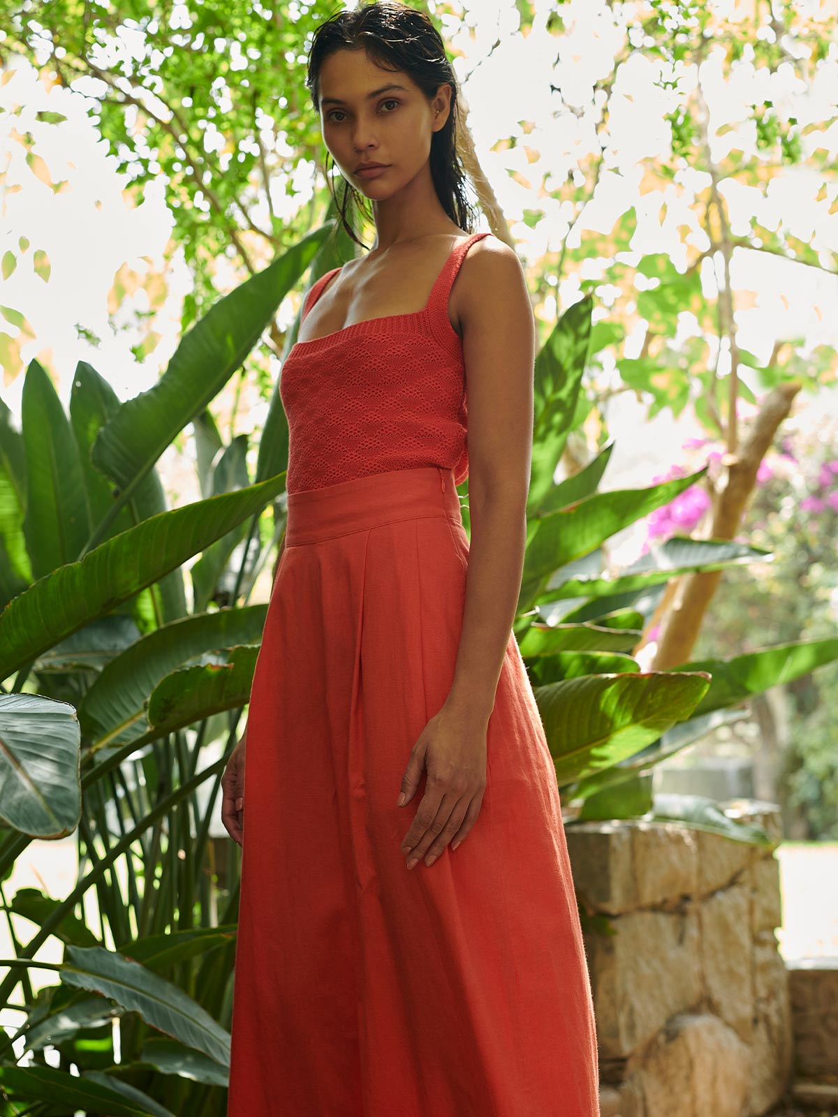 Lantana Top | Tangerine Lantana Top | Tangerine