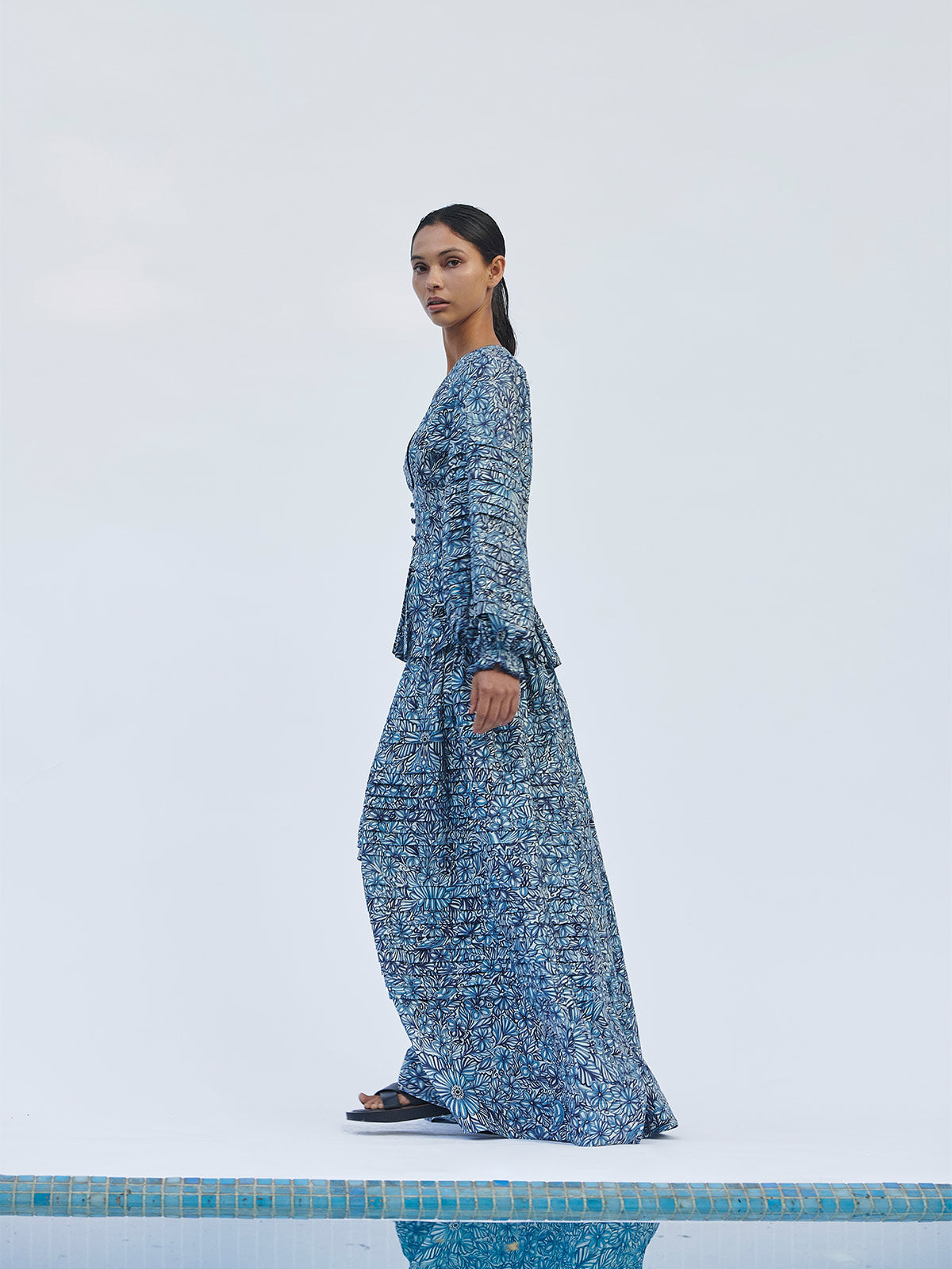 Margarita Top | Print Blue Margarita Top | Print Blue