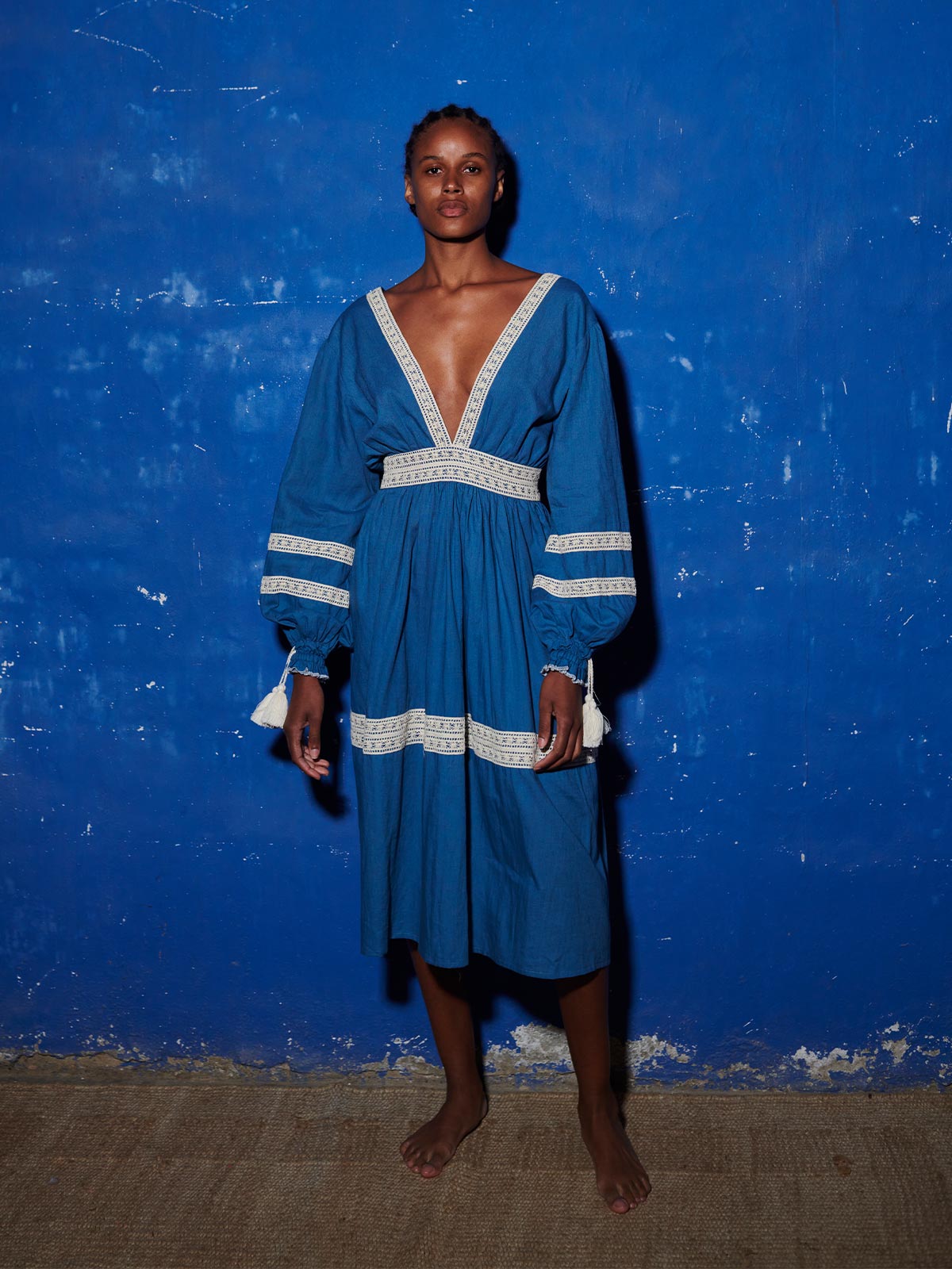 Volta Midi Dress | Sky Blue Volta Midi Dress | Sky Blue