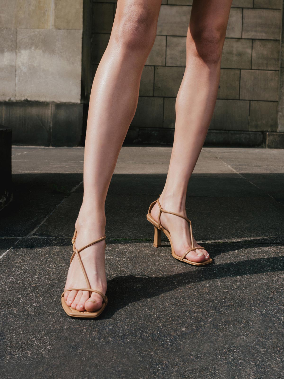 The Strappy Sandal | Almond The Strappy Sandal | Almond