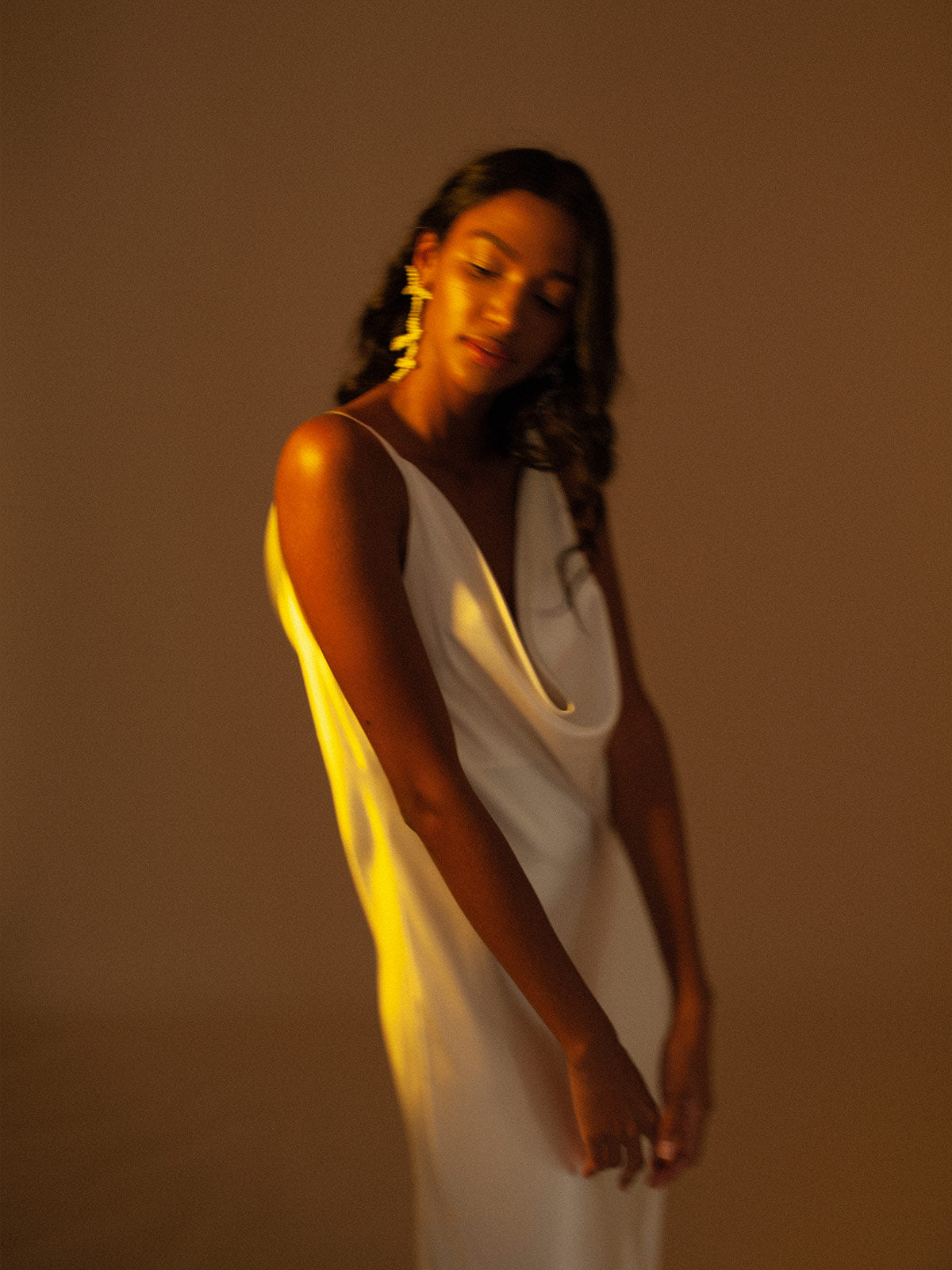 Francesca Miranda | Drop Dress | Off White Francesca Miranda | Drop Dress | Off White
