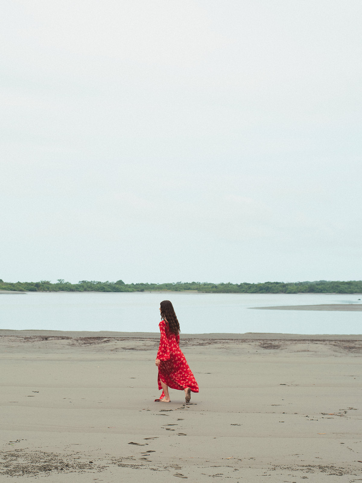 Pacifico Silk Maxi Dress | Red Chontaduro Pacifico Silk Maxi Dress | Red Chontaduro - Fashionkind