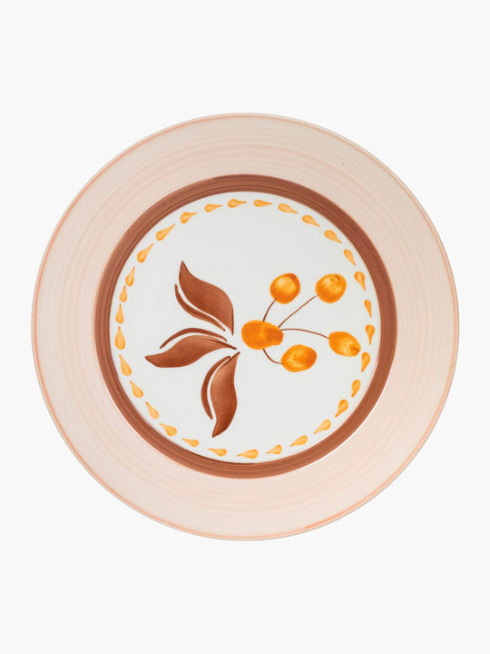Hand Painted Dinner Plate | Chontaduro