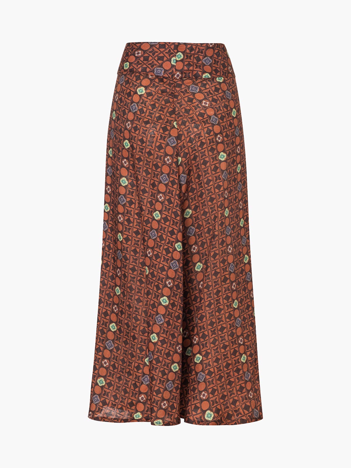 Agave Linen Skirt | Terracota Mosaic Agave Linen Skirt | Terracota Mosaic - Fashionkind