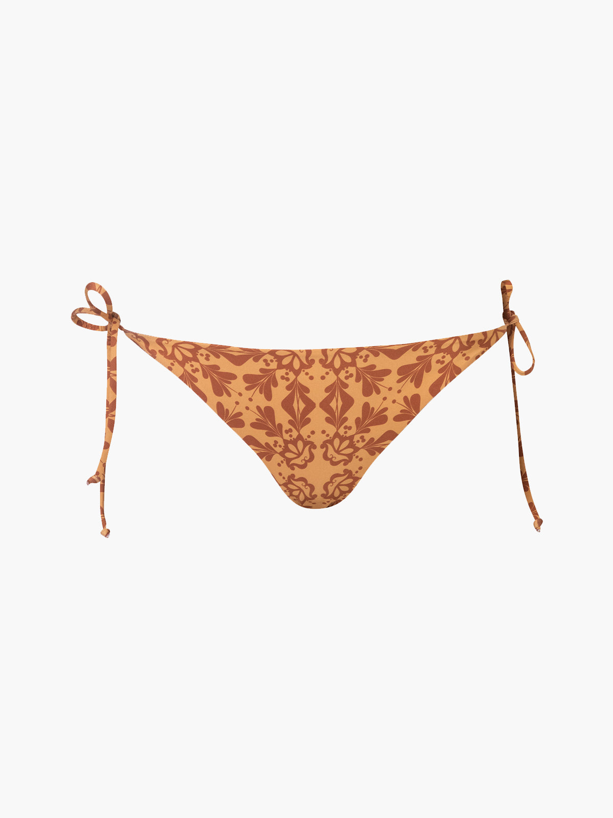 Brazil Bottom | Mustard Arabesque/Brown Brazil Bottom | Mustard Arabesque/Brown - Fashionkind