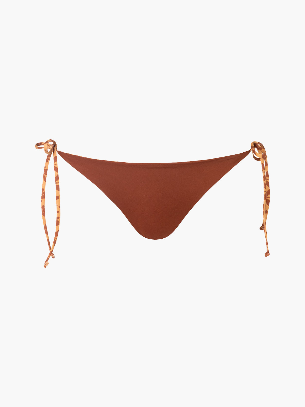 Brazil Bottom | Mustard Arabesque/Brown Brazil Bottom | Mustard Arabesque/Brown - Fashionkind