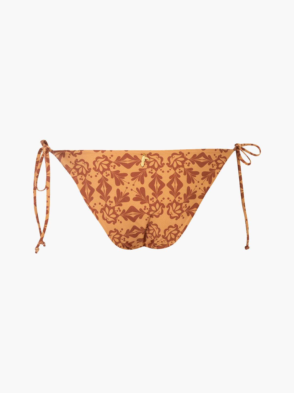 Brazil Bottom | Mustard Arabesque/Brown Brazil Bottom | Mustard Arabesque/Brown - Fashionkind