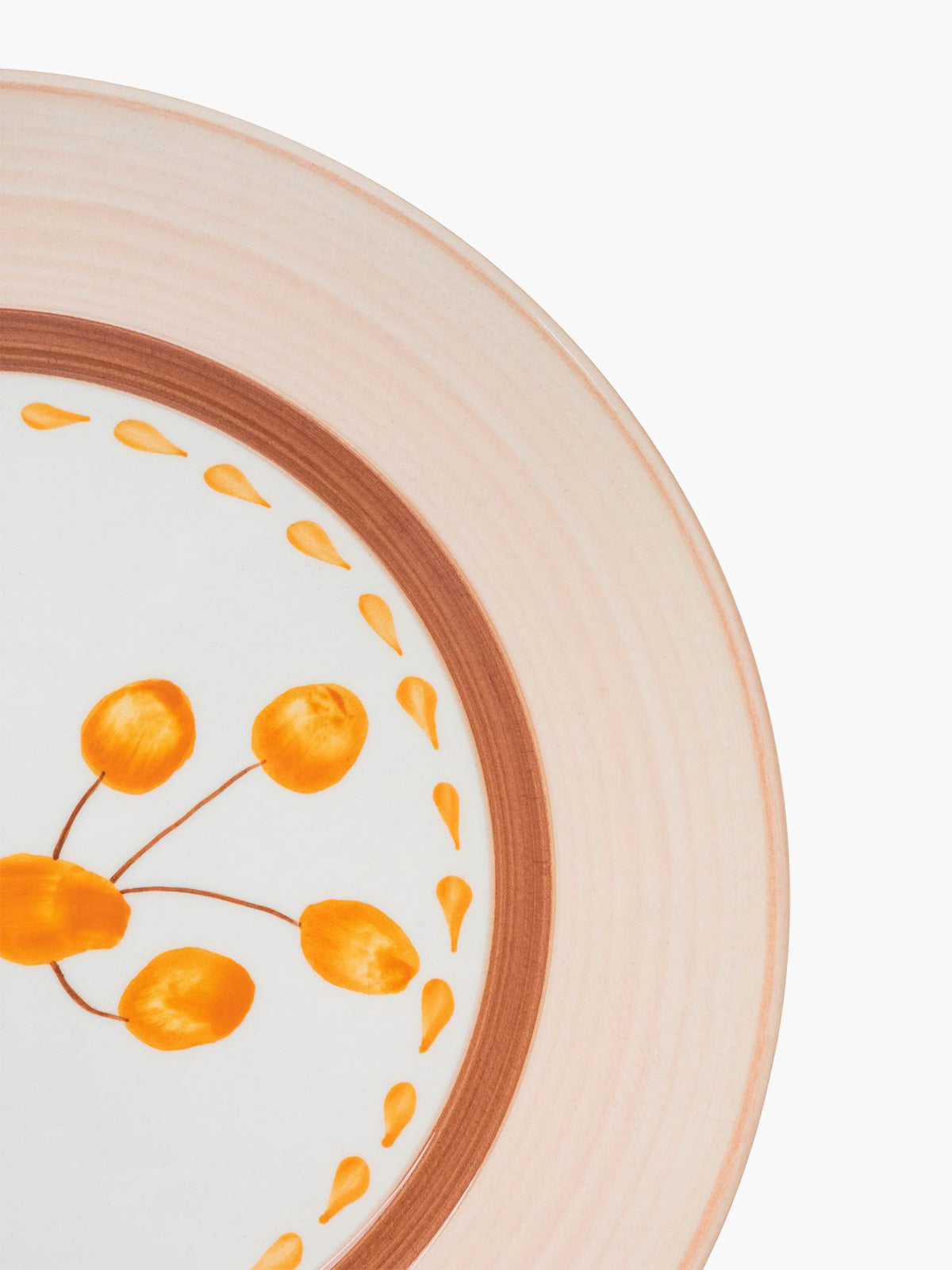 Hand Painted Dinner Plate | Chontaduro Hand Painted Dinner Plate | Chontaduro