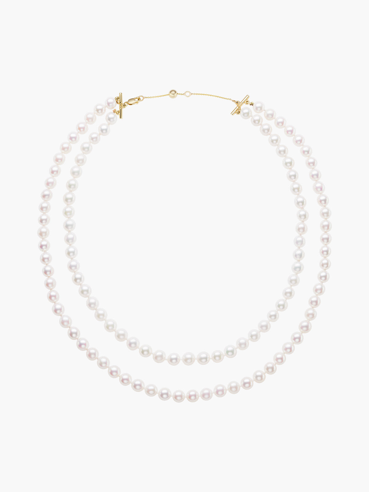 Akoya Pearl Double Strand Necklace Akoya Pearl Double Strand Necklace