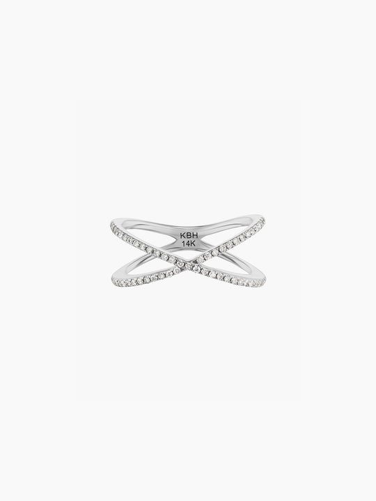 Diamond X Ring