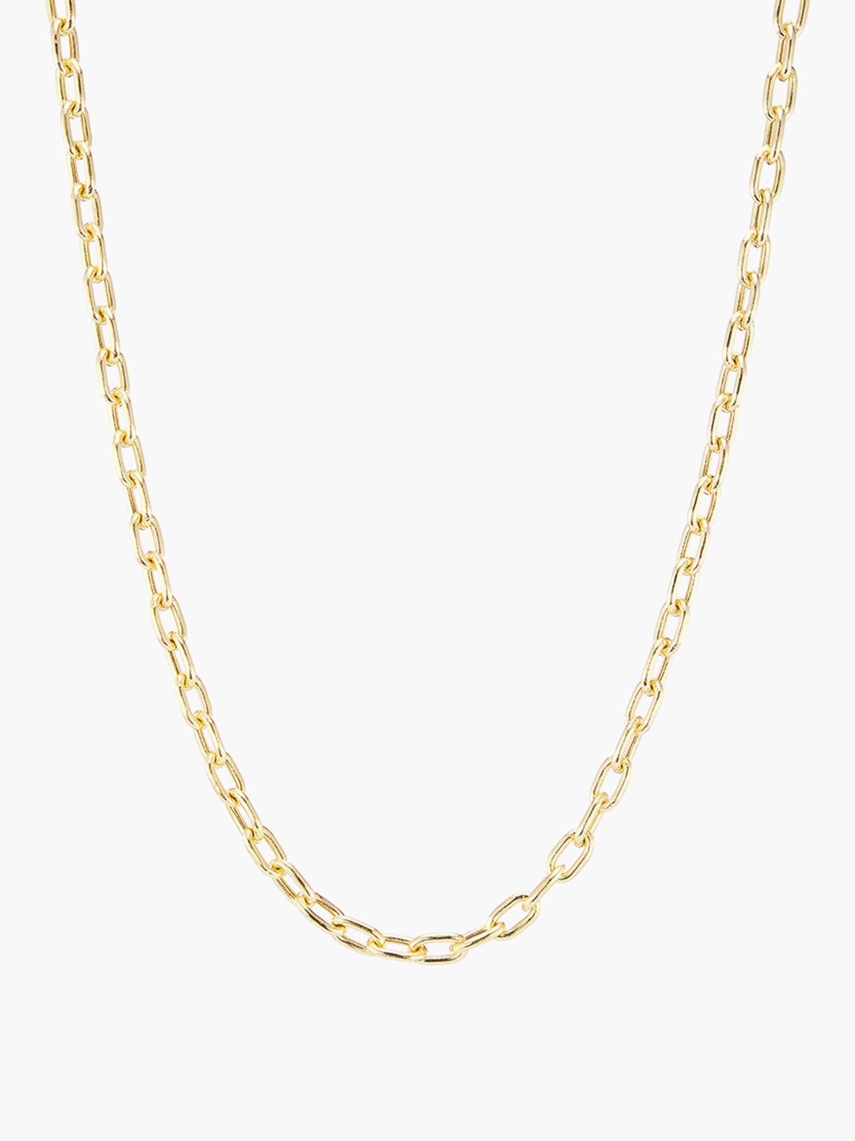 Thick Elongated Link Necklace Thick Elongated Link Necklace