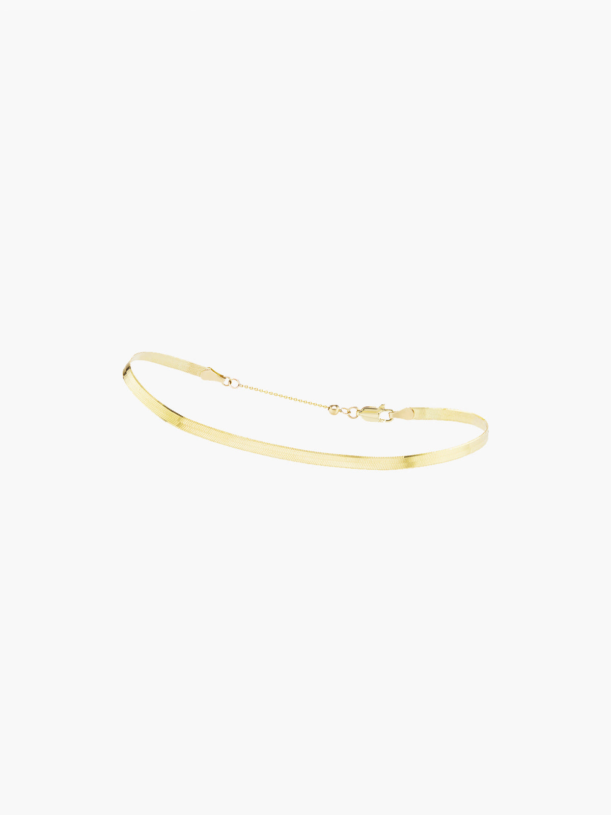 Liquid Gold Herringbone Anklet Liquid Gold Herringbone Anklet