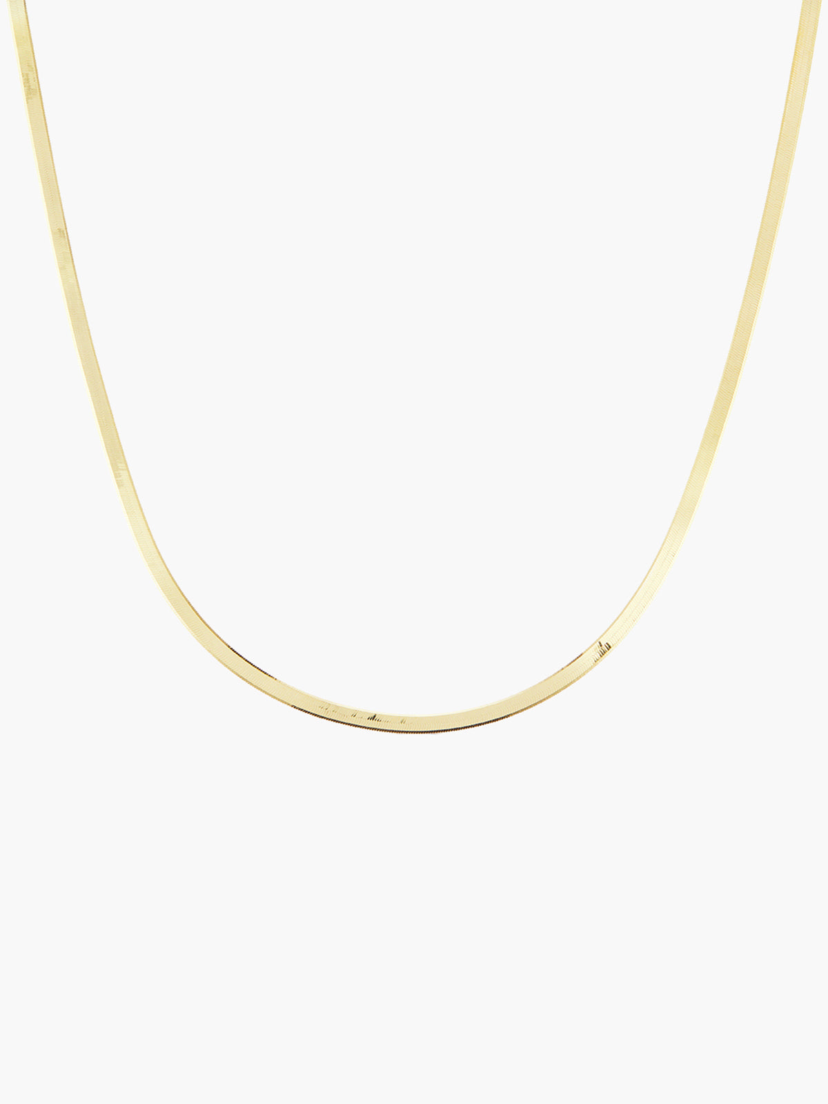Liquid Gold Herringbone Necklace Liquid Gold Herringbone Necklace