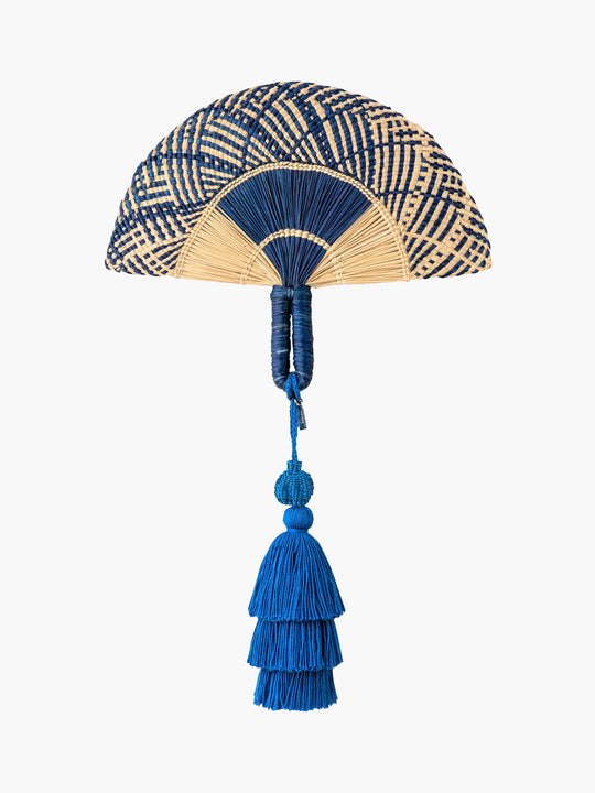 Alas Fan | Crisscross Blue