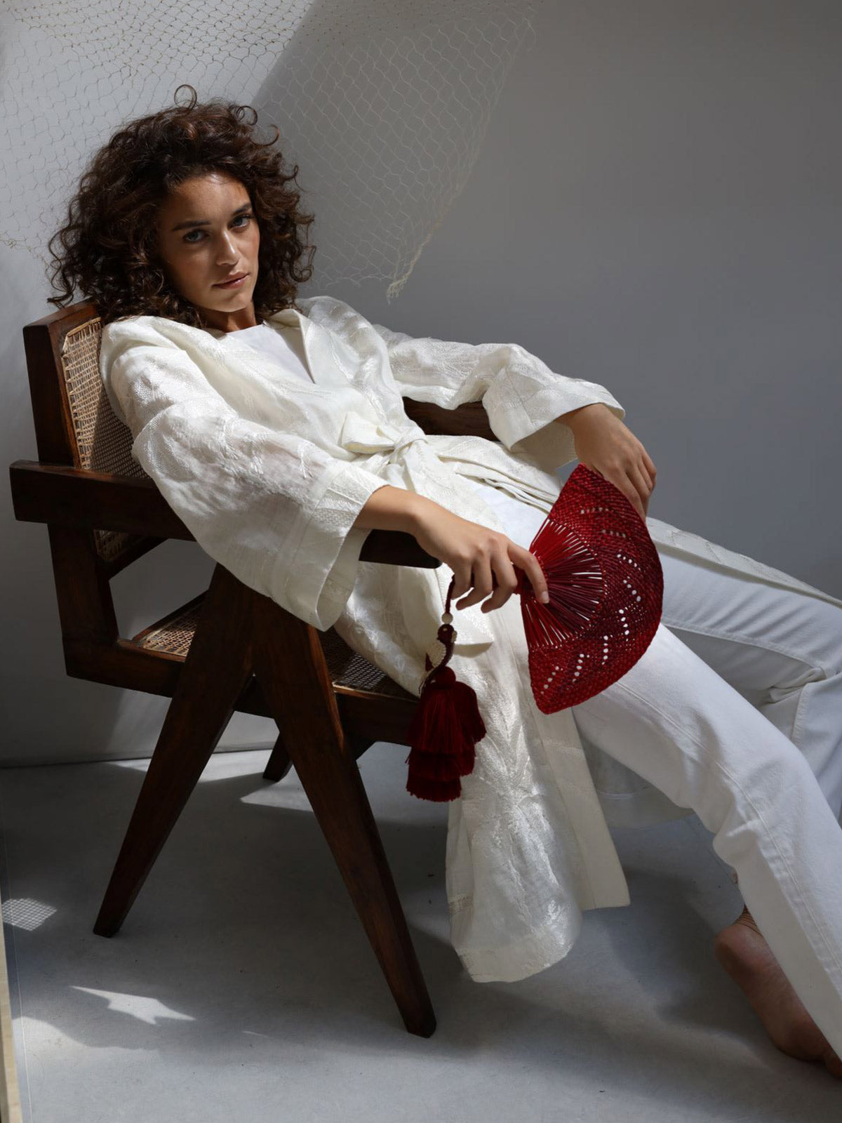 Alas Fan | Red Alas Fan | Red - Fashionkind