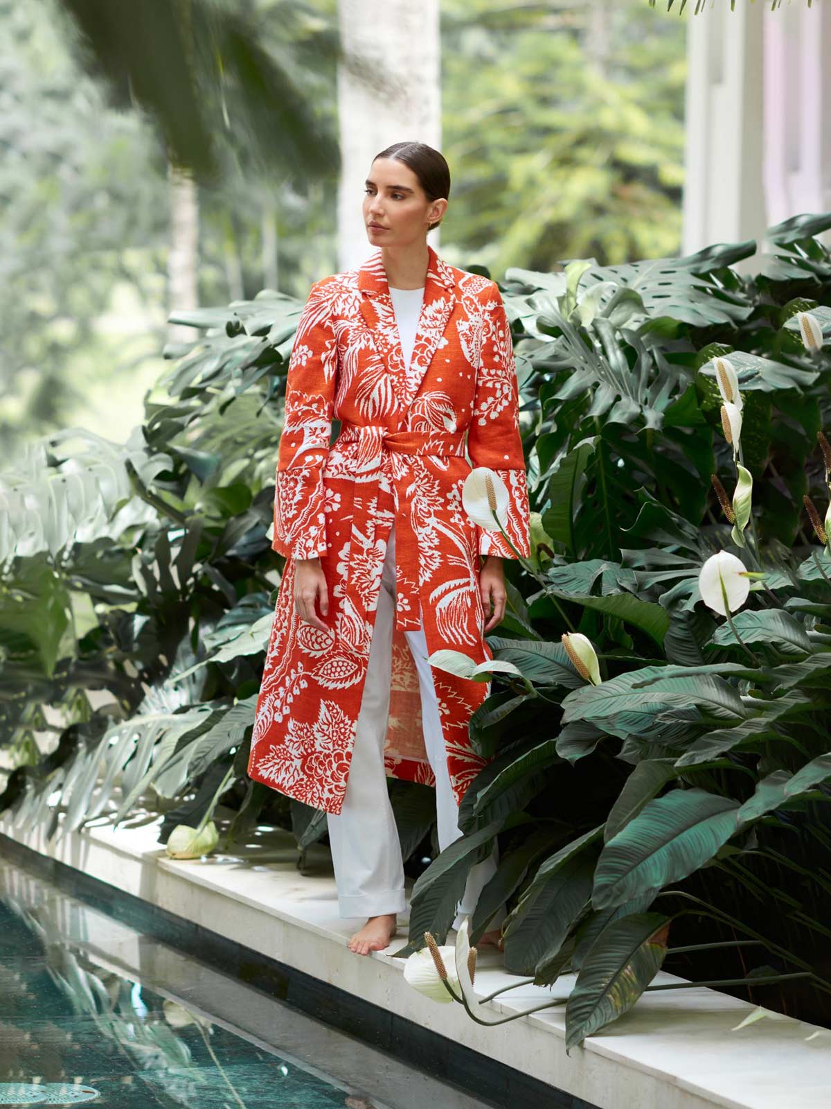 Cacao Wide Sleeved Kimono - Fashionkind