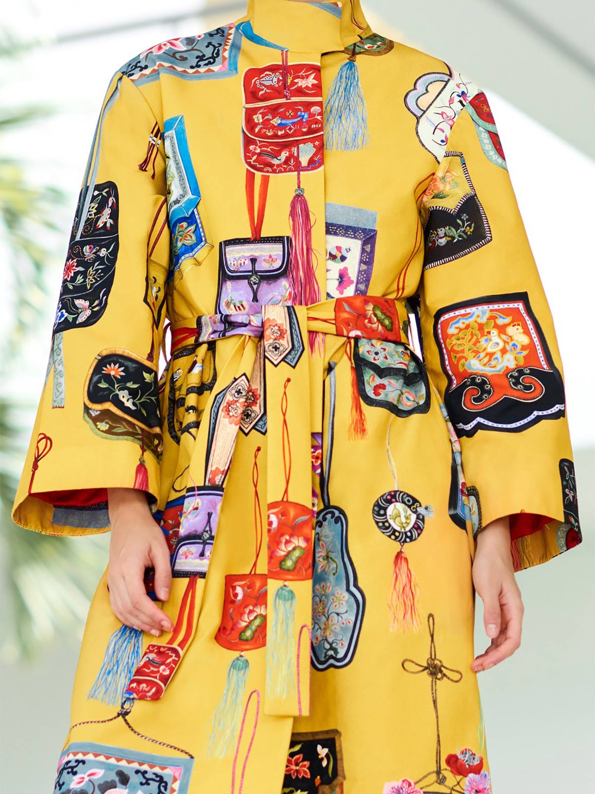 Carteras Chinas Blanca Gabardine Coat Carteras Chinas Blanca Gabardine Coat - Fashionkind