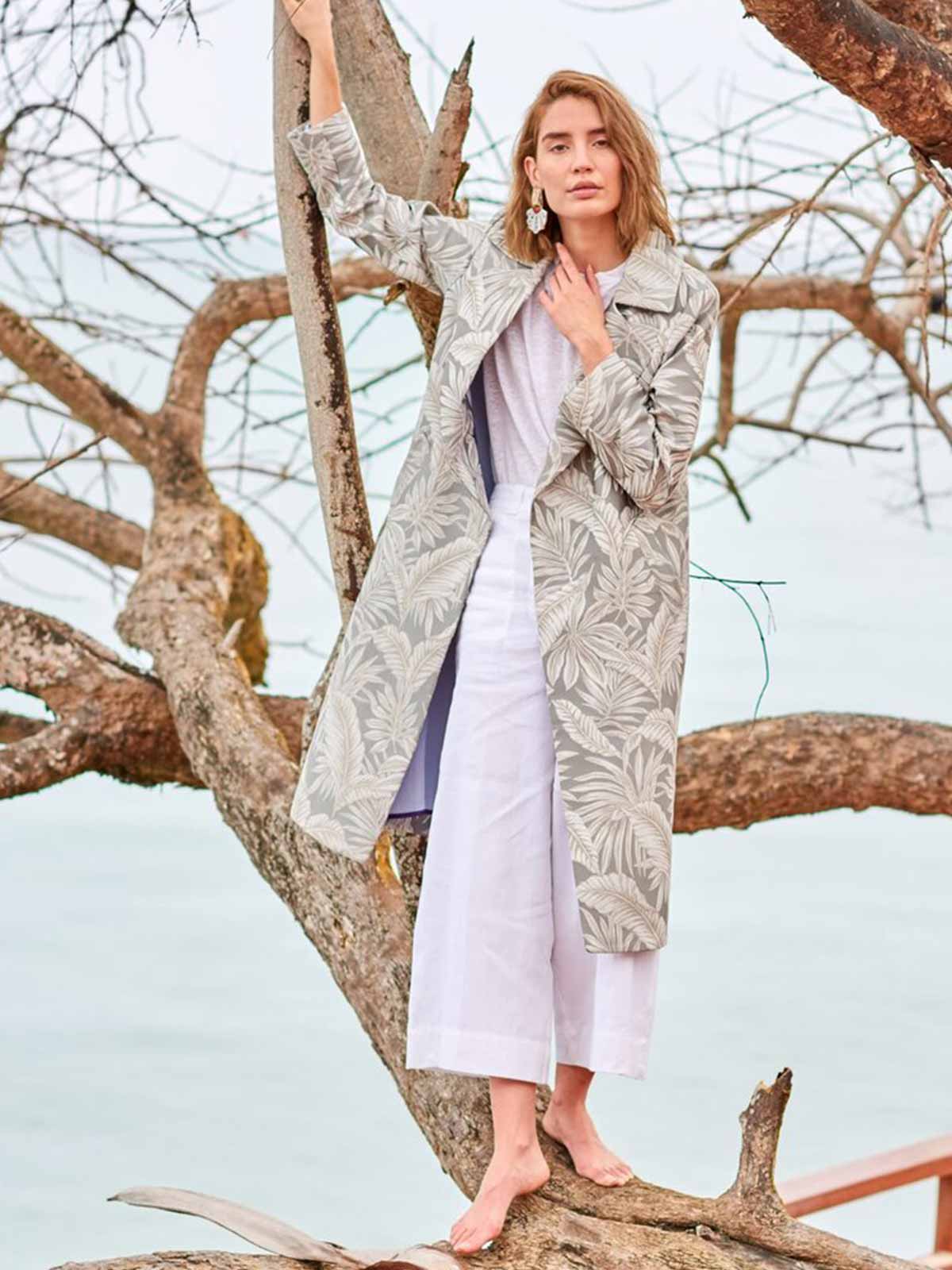 Trench | Hojarasca Silver Trench | Hojarasca Silver - Fashionkind