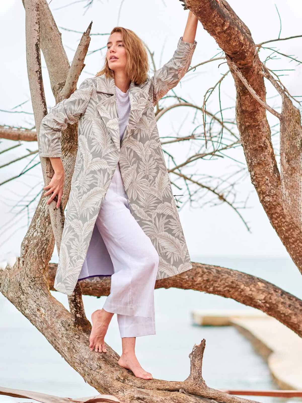 Trench | Hojarasca Silver Trench | Hojarasca Silver - Fashionkind