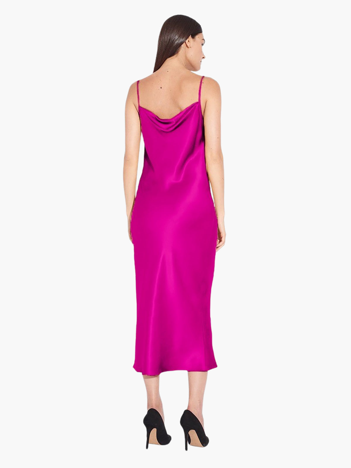 silk camisole dress Cami silk satin maxi dress in white - Nili Lotan