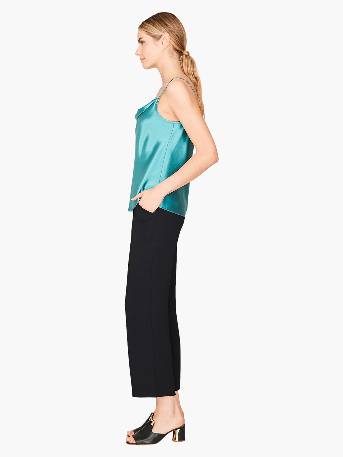 Satin Draped Front Camisole Satin Draped Front Camisole