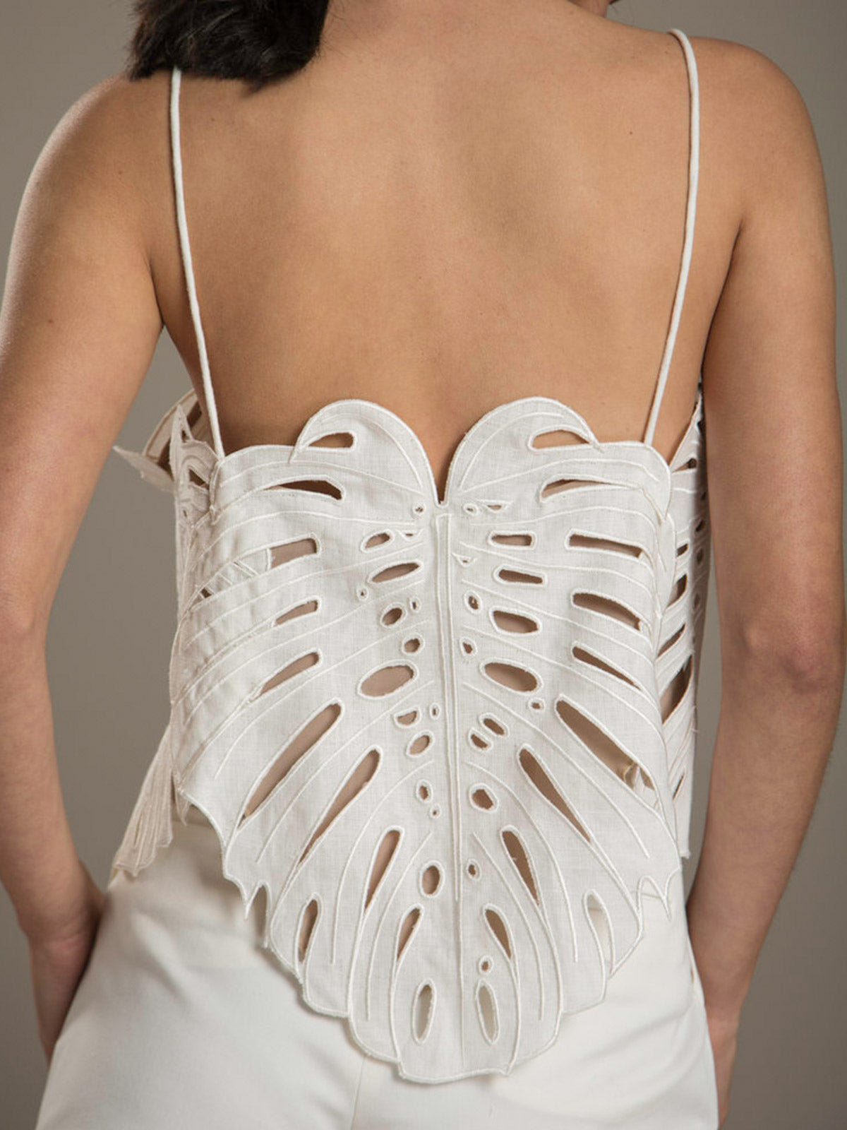 Palm Top | Ivory Palm Top | Ivory - Fashionkind