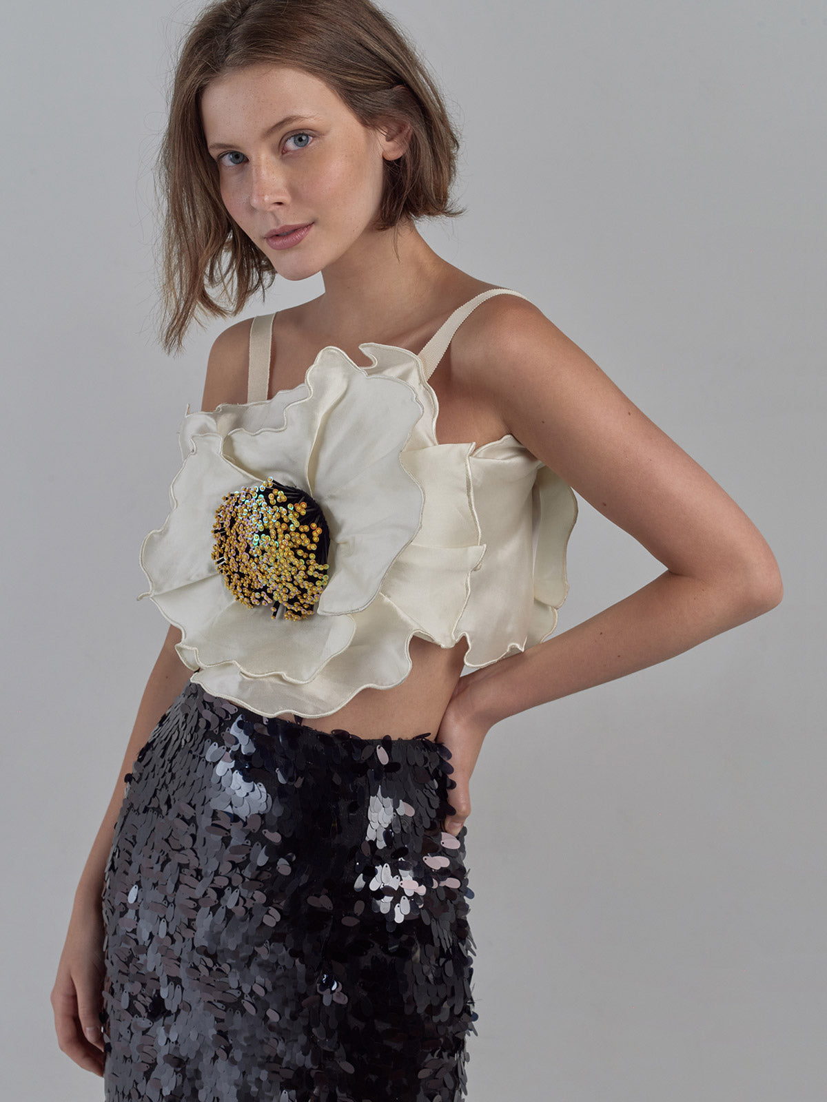 Poppy Top | Ivory Poppy Top | Ivory - Fashionkind