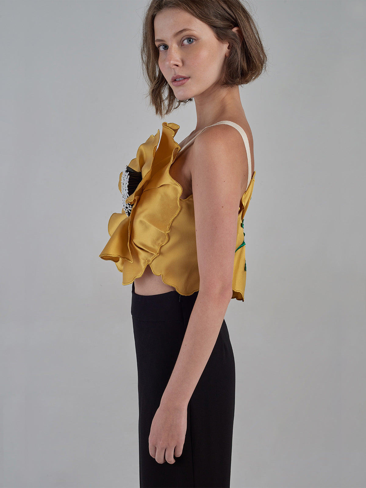 Poppy Top | Yellow Poppy Top | Yellow - Fashionkind