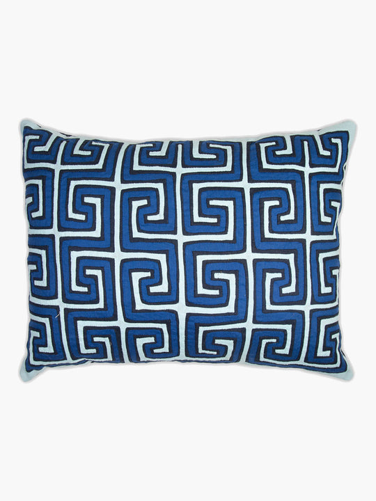 Kuna Cushion | Light Blue/Navy/Royal Blue