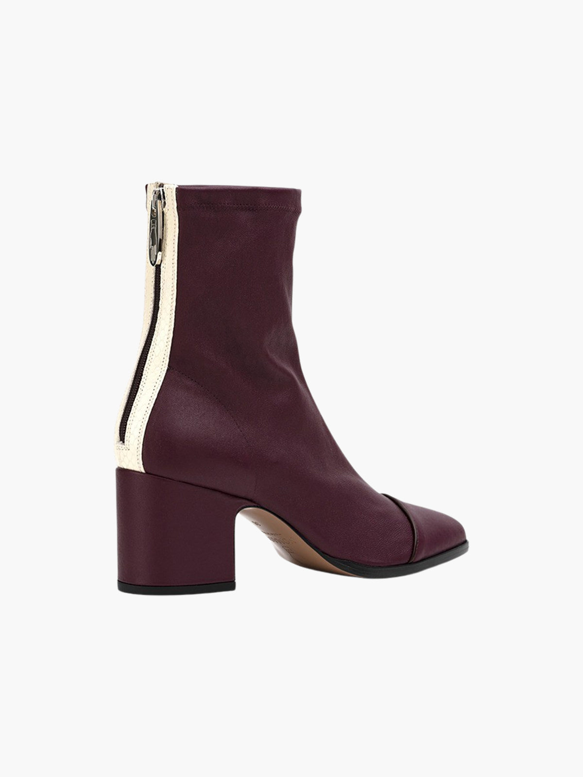 Aria Ankle Boots | Plum Stretch Nappa Aria Ankle Boots | Plum Stretch Nappa
