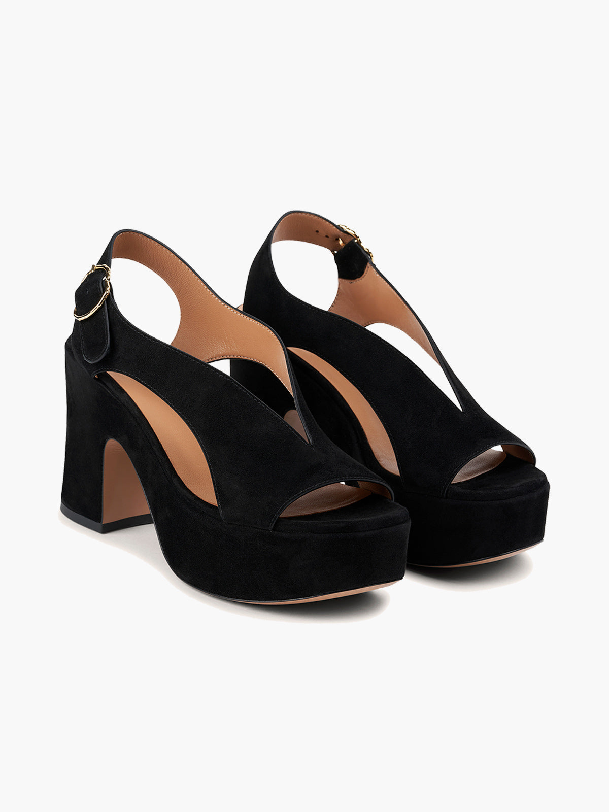 Taxi Sandals | Black Suede Taxi Sandals | Black Suede