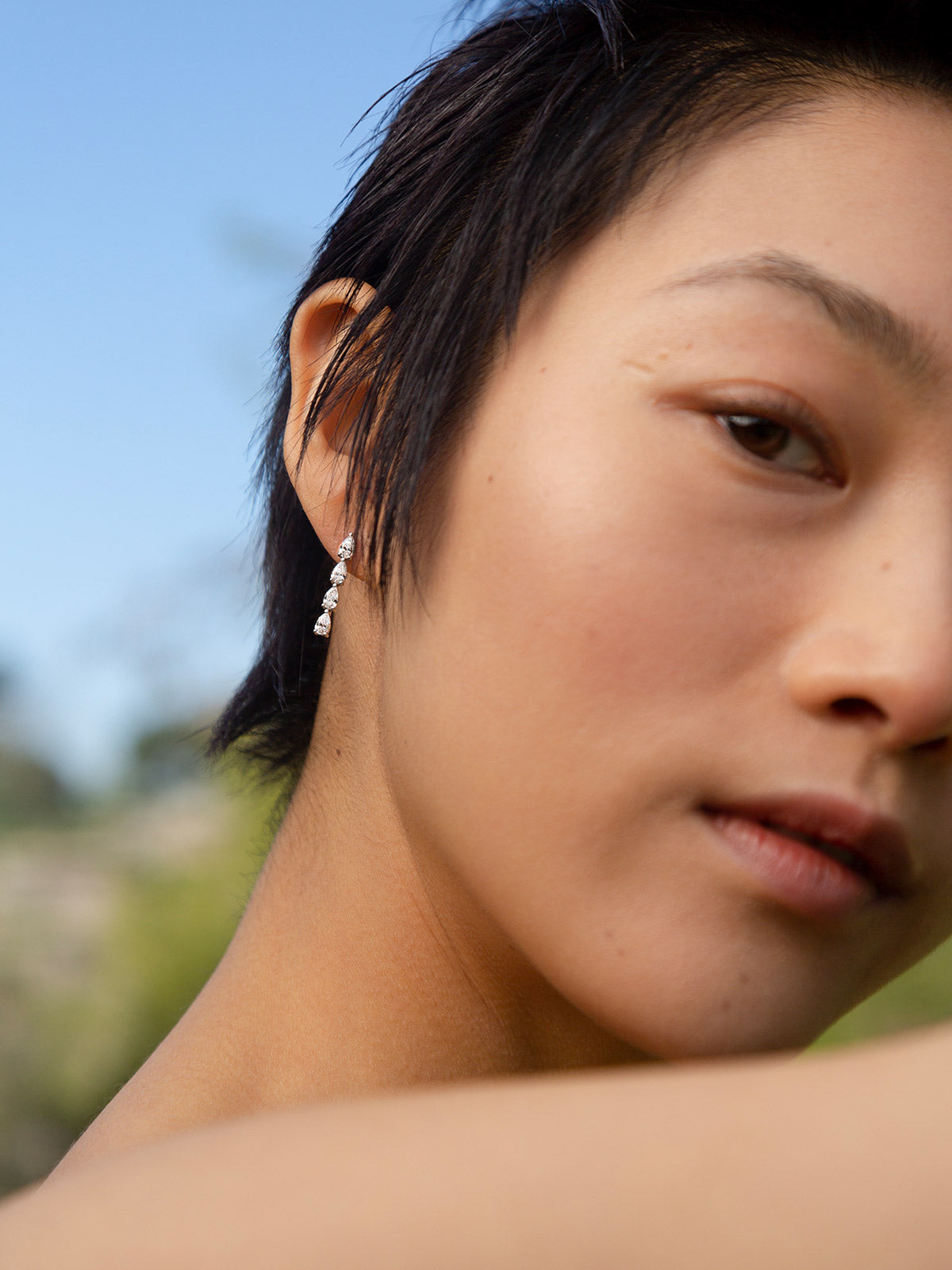 Ile Column Petite Earrings