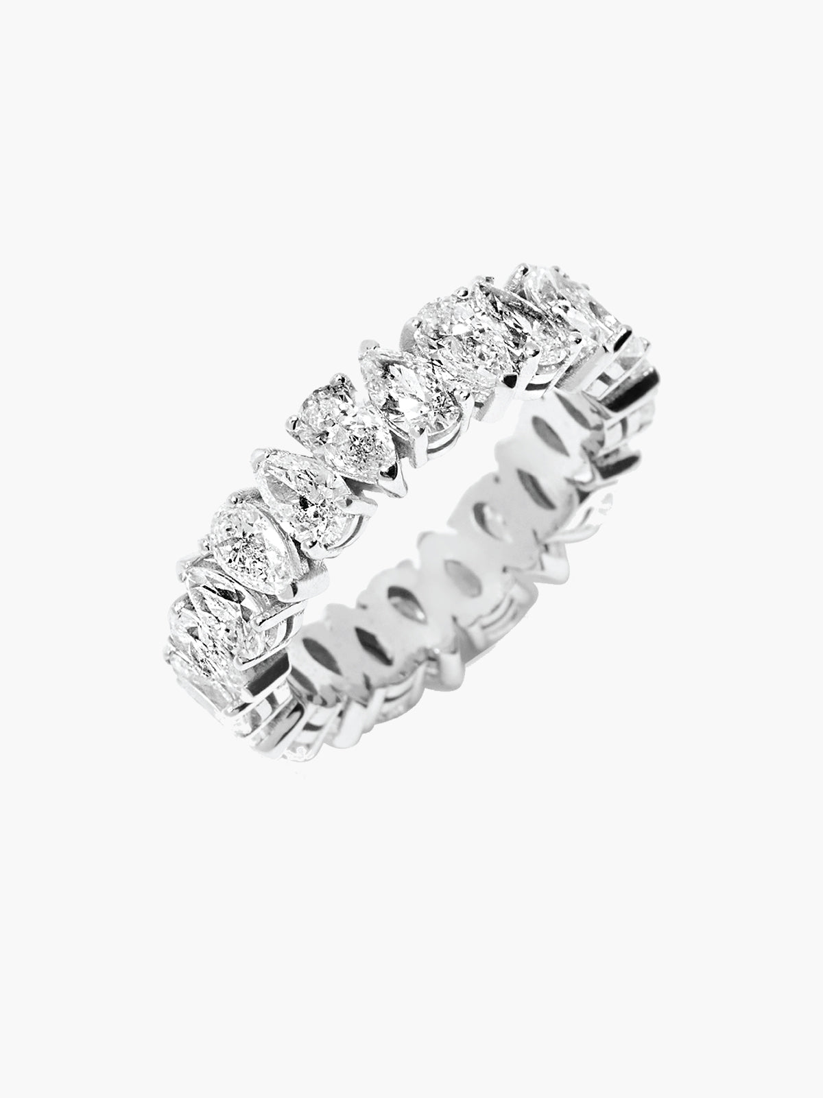 San Cesse Pear Eternity Ring