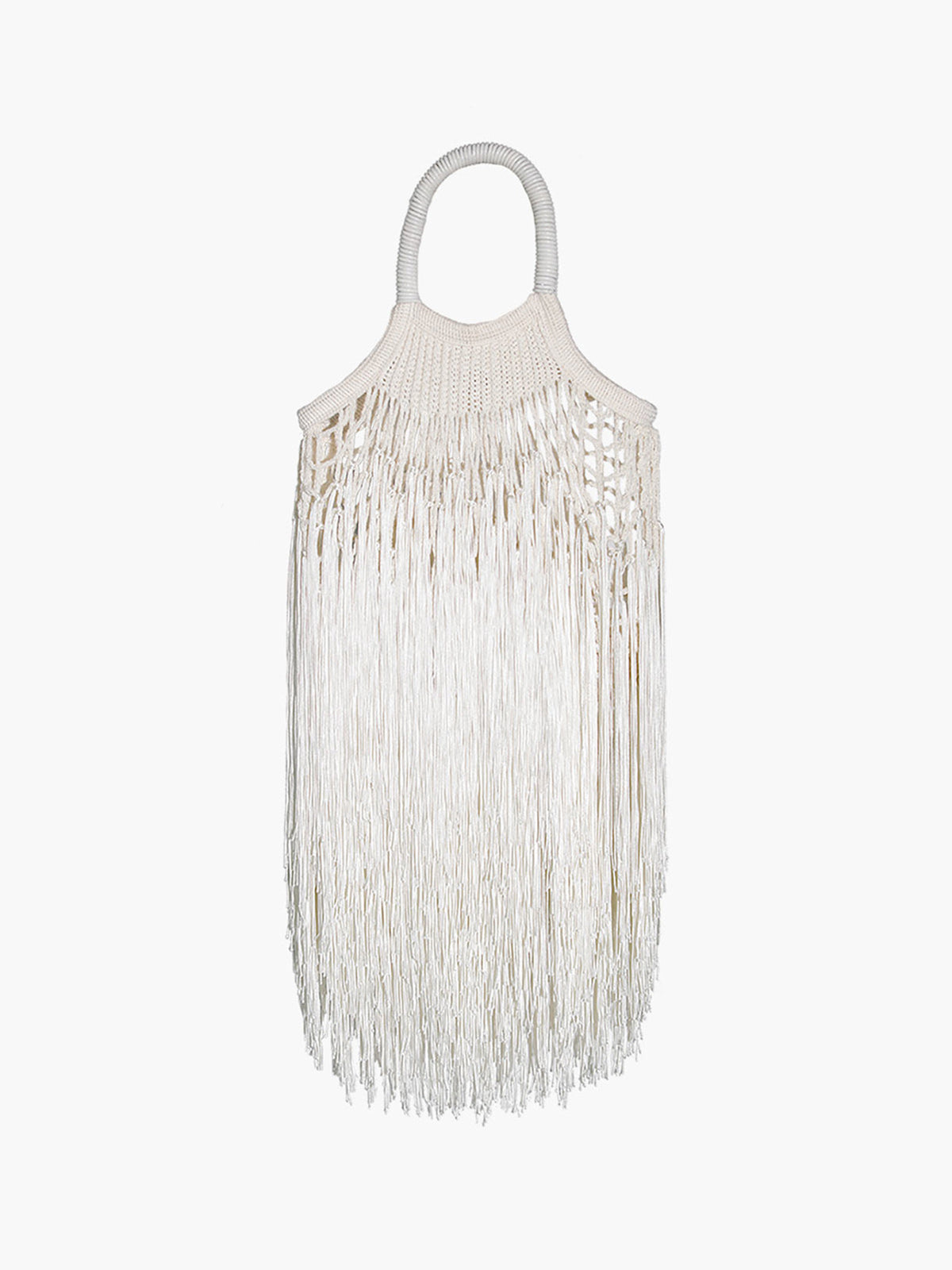 Mini Fringe Bag | Ecru Mini Fringe Bag | Ecru - Fashionkind