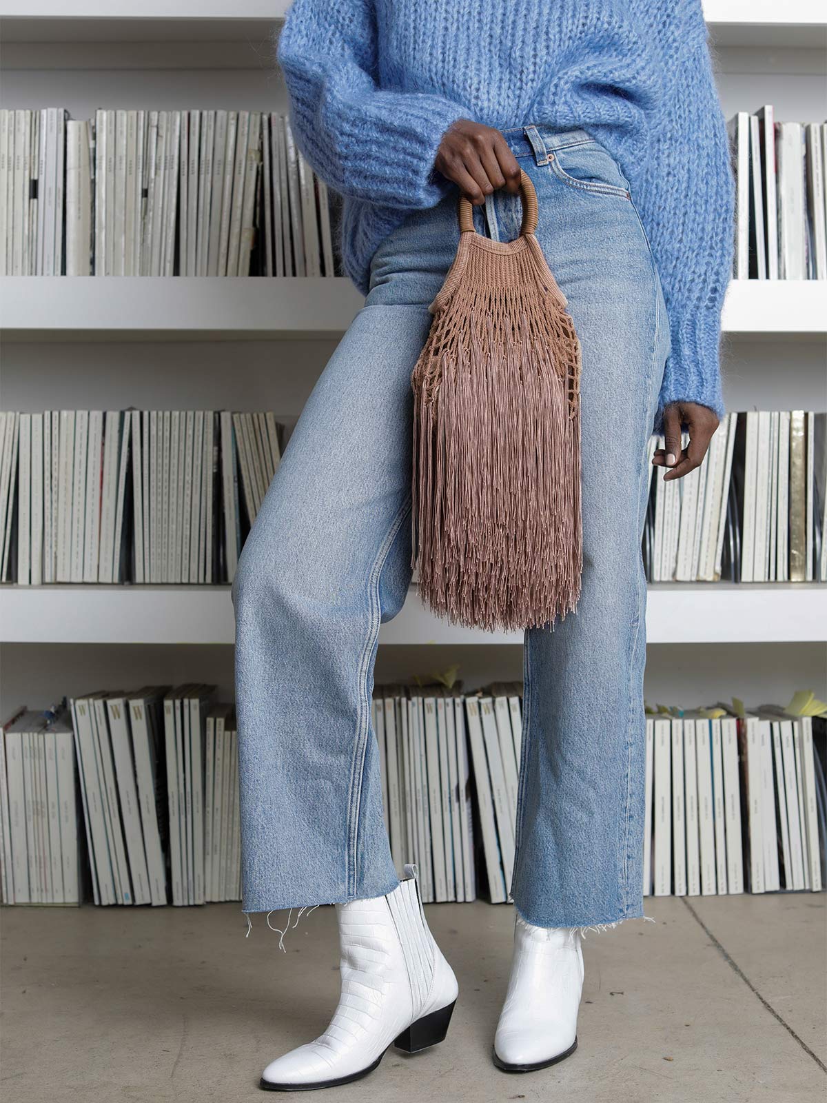 Mini Fringe Bag | Caramel - Fashionkind