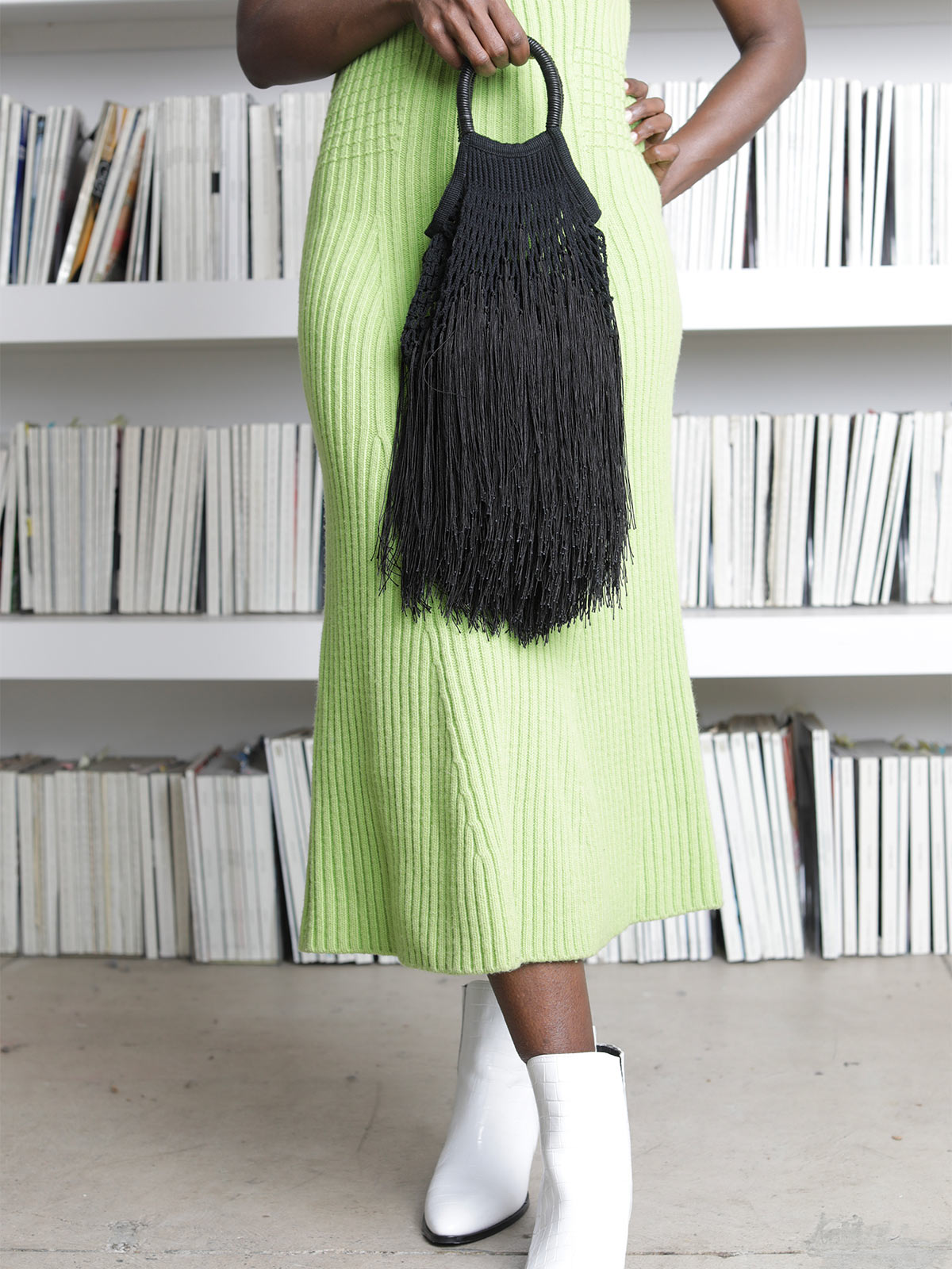 Mini Fringe Bag | Black - Fashionkind